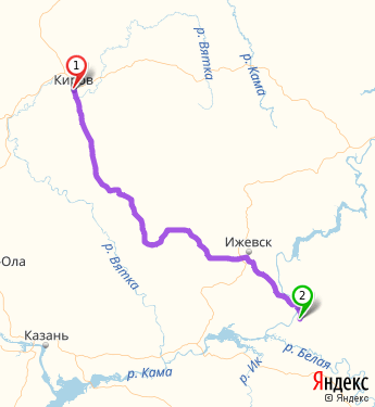 Карта уфа кирова
