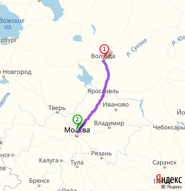 Карта новгород тверь