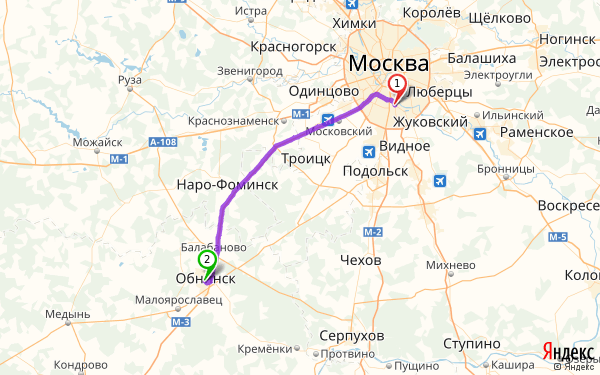 Обнинск москва сегодня