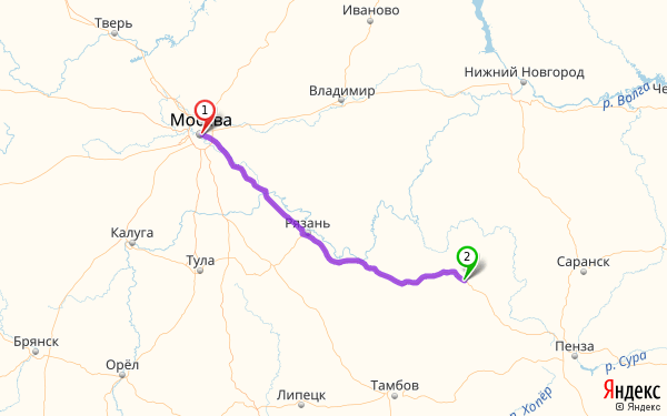 Расстояние поляна. Иваново Тверь. Москва Зубова Поляна маршрут поезда. От орла до Самары. Расстояние от Саранска до Зубова Поляна.