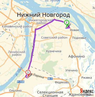 Карта кузнечихи в нижнем новгороде