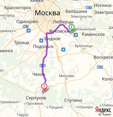 Москва ногинск карта расстояние