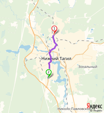 Карта николо павловское свердловская область