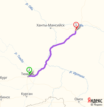 Сургут ханты мансийск карта