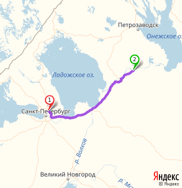 Подпорожье ленинградская область карта сколько км от питера