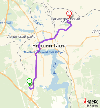 Карта вагонка тагил