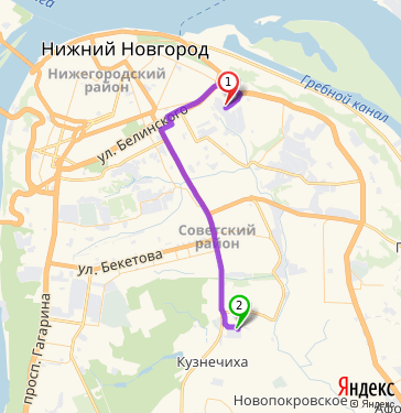 Карта новопокровское нижний новгород