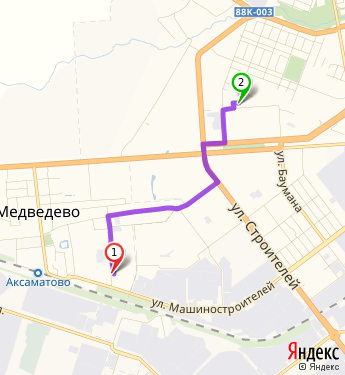 Маршрут из Медведева в Йошкар-Олу