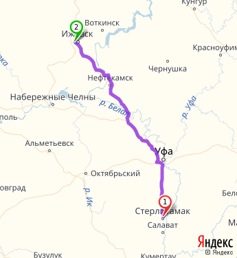 Киров нефтекамск расстояние на машине карта