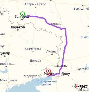 Старый оскол расстояние. Белгород-Ростов на Дону трасса. Маршрут Таганрог Белгород. Трасса Ростов Белгород. Таганрог и Белгород на карте.