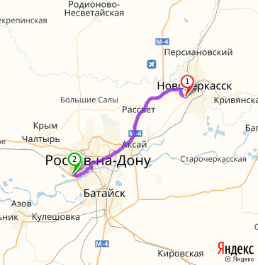 Карта персиановка ростовская область