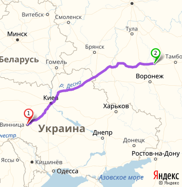 Брянск минск карта
