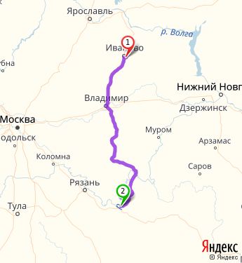 Карта осадков шилово рязанской