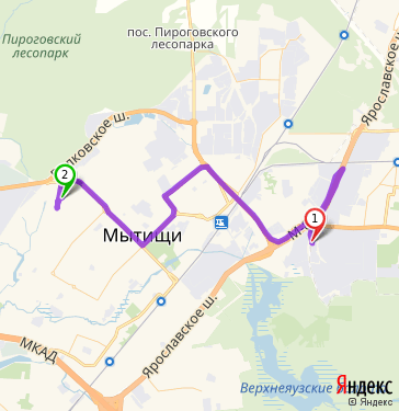 Лесопарк мытищи карта