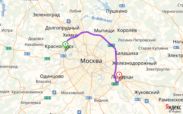 Дорохово москва карта