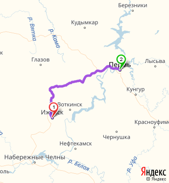 Ижевск пермь расстояние на машине карта - 88 фото