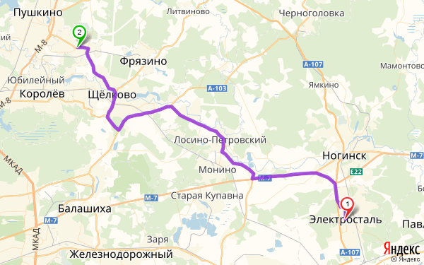 Расстояние пушкино. Маршрут от Фрязино до Ногинска. Черноголовка Ногинск карта. Черноголовка Фрязино. Пушкино Ногинск.