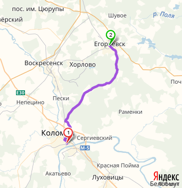 Из егорьевска в коломну можно проехать двумя способами рассмотри рисунок и ответь на вопрос на