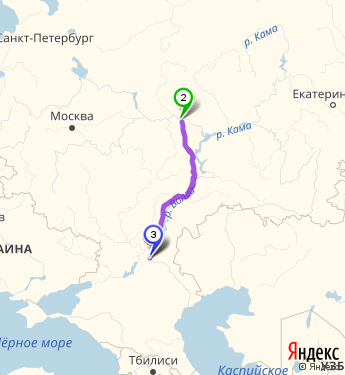 Маршрут по Волгограду