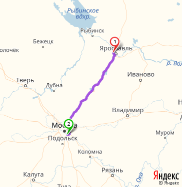 Коломна подольск карта