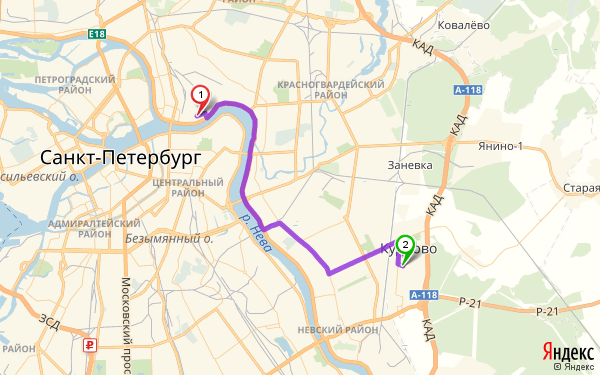 Кудрово санкт петербург карта