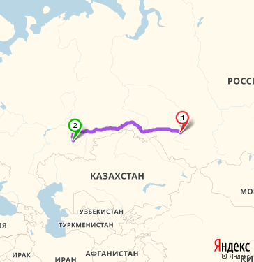 Маршрут из Бердска в Стерлитамак