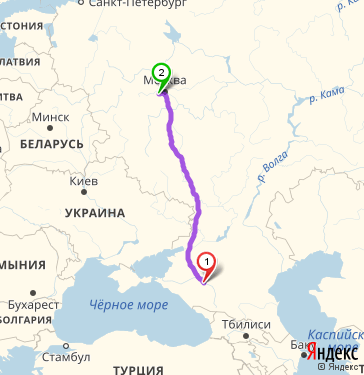 Маршрут из Армавира в Москву улица медовую Долина 7 к2