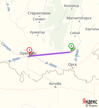 Магнитогорск стерлитамак расстояние на машине карта