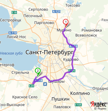 Мурино карта санкт петербурга