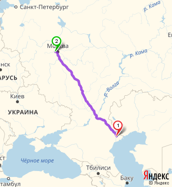 Маршрут 1с астрахань как едет