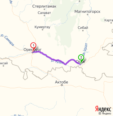 Магнитогорск стерлитамак расстояние на машине карта