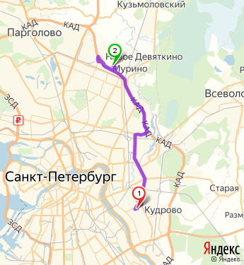 Карта спб бугры поселок