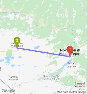 Новосибирск камень на оби карта