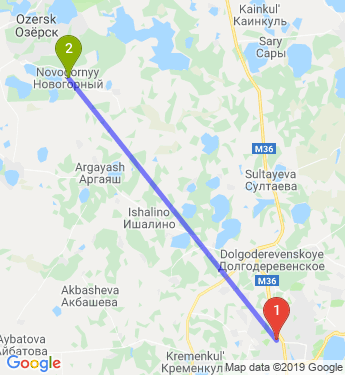 Озерск 74 карта