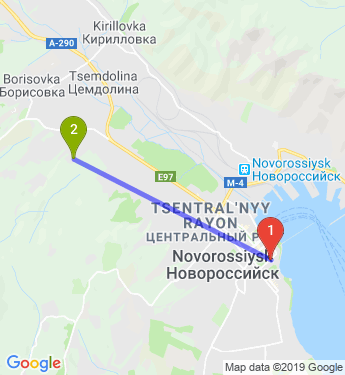 Новороссийск карта вокзал