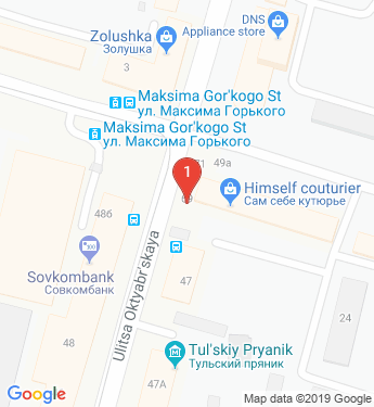 Маршрут из Тулы в Москву