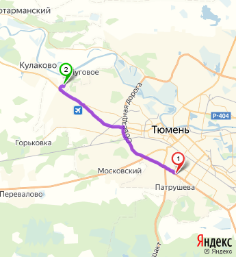 Горьковка тюмень карта