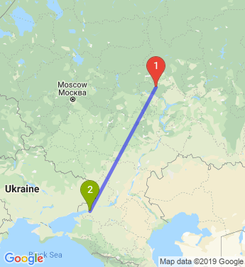 Маршрут из Йошкар-Олы в Ростов-на-Дону