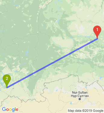 Маршрут из Нижневартовска в Самару