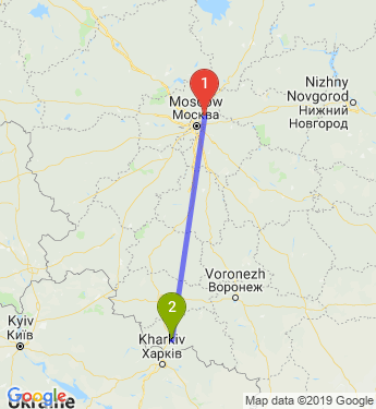 Маршрут из Ивантеевки в Белгород