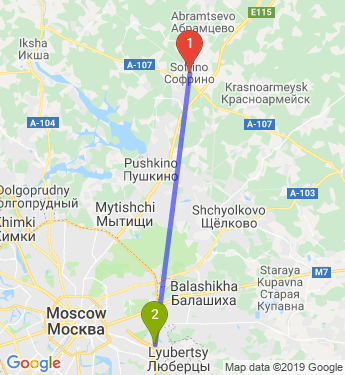 Софрино парк карта