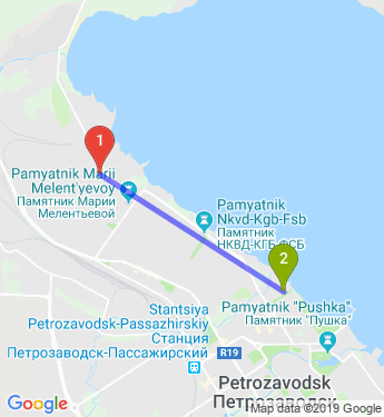 Маршрут по Петрозаводску