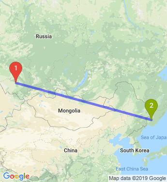 Маршрут из Барнаула в Спасск-Дальний