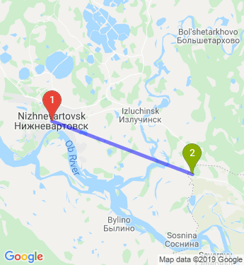 Маршрут по Нижневартовску