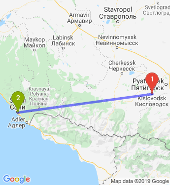 Проект автодороги кисловодск сочи на карте
