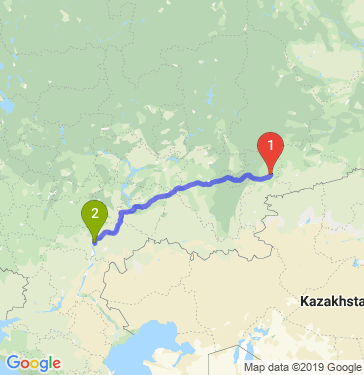 Маршрут из Челябинска в Саратов