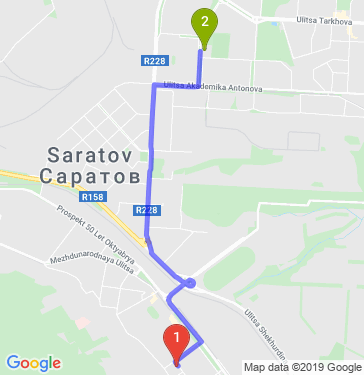 Маршрут по Саратову