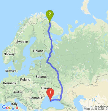 Карта маршрута поезда москва мурманск. Карта Москва Мурманск. Мурманск Севастополь маршрут. Маршрут поезда Мурманск Севастополь. Маршрут самолета Москва Мурманск.