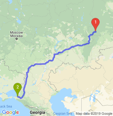 Маршрут из Первоуральска в Петровскую