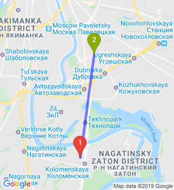 Маршрут по Москве